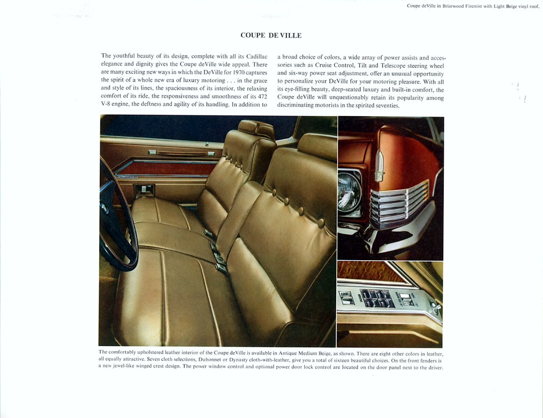 1970 Cadillac Brochure Page 10